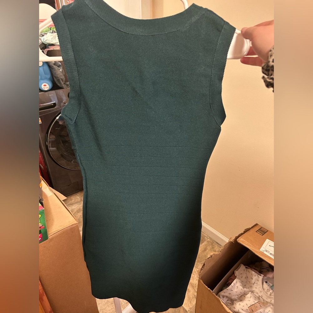Green Tight Cocktail Dress - Picture 2 of 3